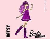 Dibujo Barbie Fashionista 1 pintado por amalia