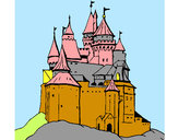 Dibujo Castillo medieval pintado por Carmen San