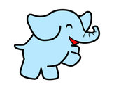 Dibujo Elefante bailarín pintado por mar21