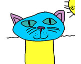 Dibujo Gato 11 pintado por racheltorr