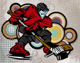 Dibujo Jugador de hockey profesional pintado por  yonier