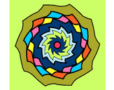 Dibujo Mandala 9 pintado por ljrcrisfun