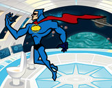 Dibujo Superhéroe poderoso pintado por iannn