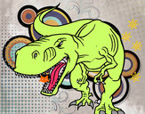 Dibujo Tiranosaurio Rex enfadado pintado por Gere1428 
