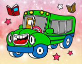 Dibujo Autobús animado pintado por Esti8