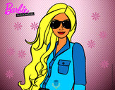 Dibujo Barbie con gafas de sol pintado por Marialex20
