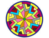 Dibujo Mandala 24 pintado por ljrcrisfun