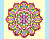 Dibujo Mandala 3 pintado por LILIADELMA