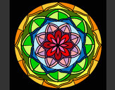 Dibujo Mandala 6 pintado por auryn