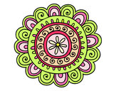 Dibujo Mandala alegre pintado por martinuji