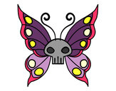 Dibujo Mariposa Emo pintado por bienvenida