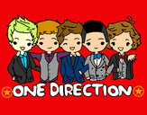 Dibujo One direction pintado por CrisMalik