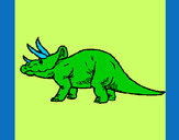 Dibujo Triceratops pintado por liskel