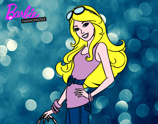 Dibujo Barbie casual pintado por Sandrixbel