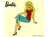Dibujo Barbie moderna pintado por vicky25