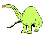 Dibujo Braquiosaurio II pintado por yarsito