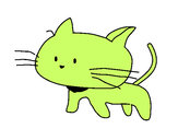 Dibujo Cría de gato pintado por flenchita