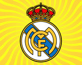 Dibujo Escudo del Real Madrid C.F. pintado por  yonier