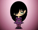 Dibujo Look Emo pintado por andrea22