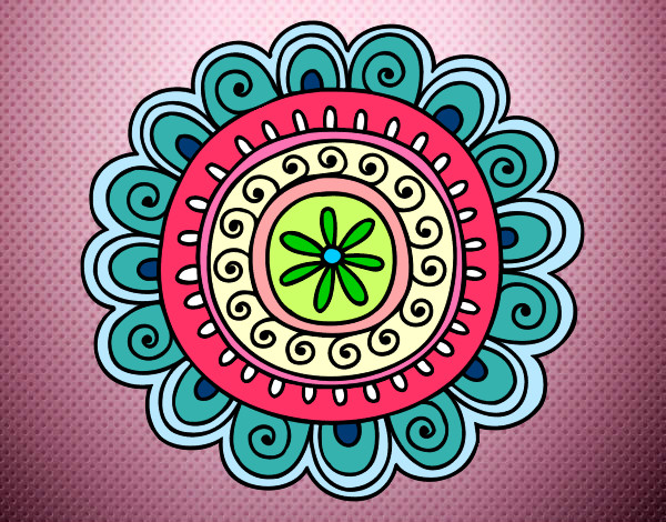 Dibujo Mandala alegre pintado por yoyi0708