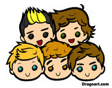Dibujo One Direction 2 pintado por Patricia23