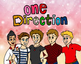 Dibujo One Direction 3 pintado por Direction5