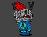 Dibujo Robot Rock and roll pintado por SamNight