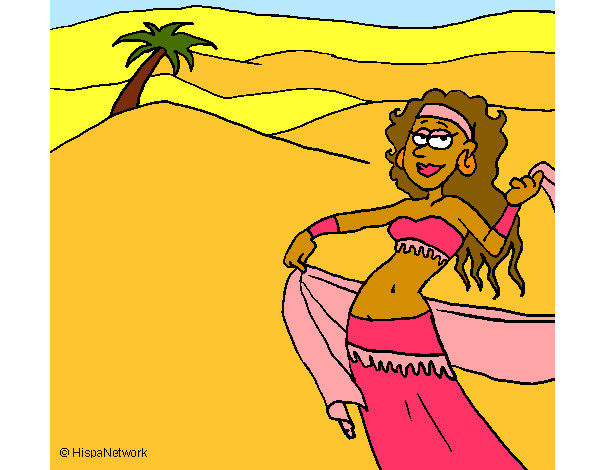 Dibujo Sahara pintado por vicky25