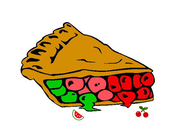 Dibujo Tarta de fruta pintado por britanny8