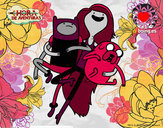 Dibujo Volando con Marceline pintado por Rebeldemix