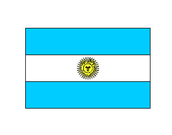 la bandera de argentina