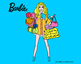 Dibujo Barbie de compras pintado por cayetana