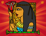 Dibujo Cleopatra pintado por adpe2000