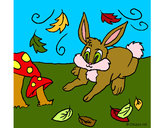 Dibujo Conejo 3 pintado por Cookie1D