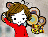 Dibujo Harry Styles pintado por stylesvic