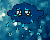 Dibujo Nube llorando pintado por Cookie1D