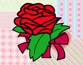 Dibujo Rosa, flor pintado por saraoyanco