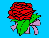 Dibujo Rosa, flor pintado por ThuMelania