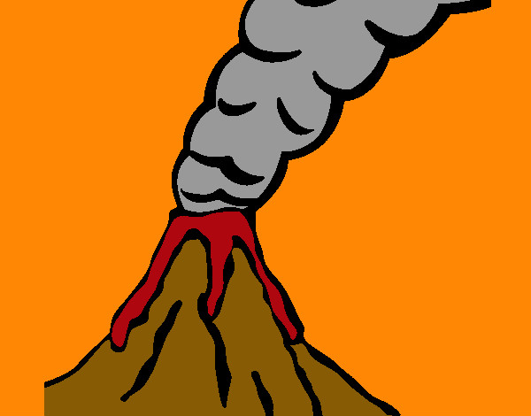 Dibujo Volcán pintado por Cookie1D