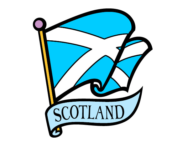 Dibujo Bandera de Escocia pintado por bea1689
