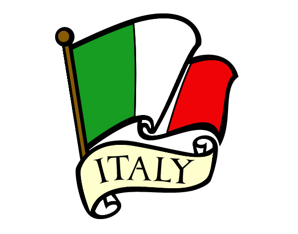 Dibujo Bandera de Italia pintado por violettito