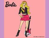 Dibujo Barbie rockera pintado por ariani17