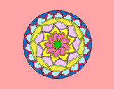 Dibujo Mandala 1 pintado por OLGABE