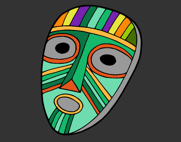 Dibujo Máscara sorprendida pintado por Trebools
