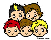 Dibujo One Direction 2 pintado por fdxlag