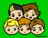 Dibujo One Direction 2 pintado por Miawifer