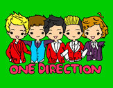 Dibujo One direction pintado por Jimenaa