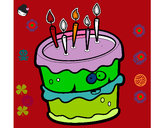 Dibujo Pastel de cumpleaños 2 pintado por arman26
