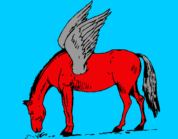 Dibujo Pegaso 1 pintado por kakaroto