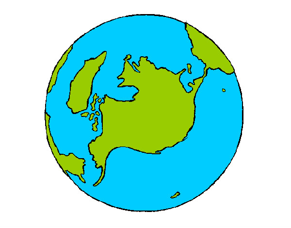 Dibujo Planeta Tierra pintado por danigm